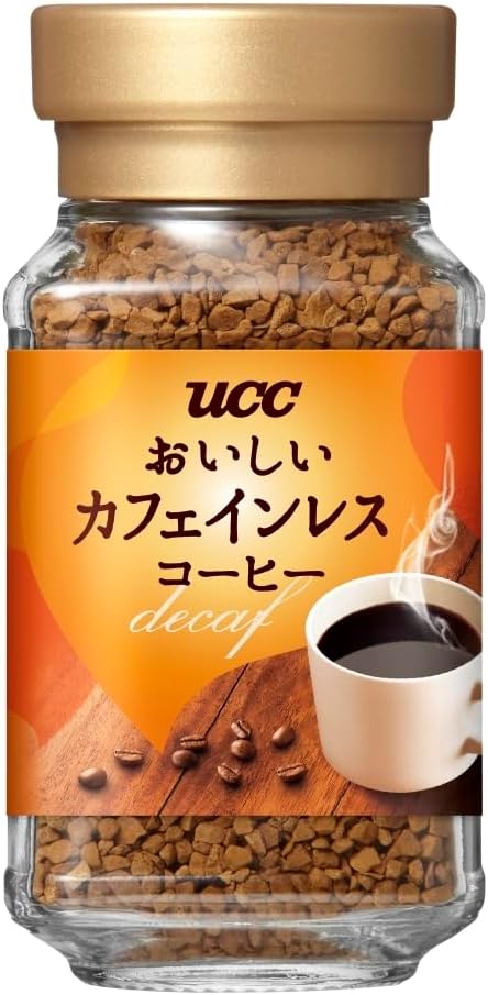 UCC「おいしいカフェインレスコーヒー瓶45g」