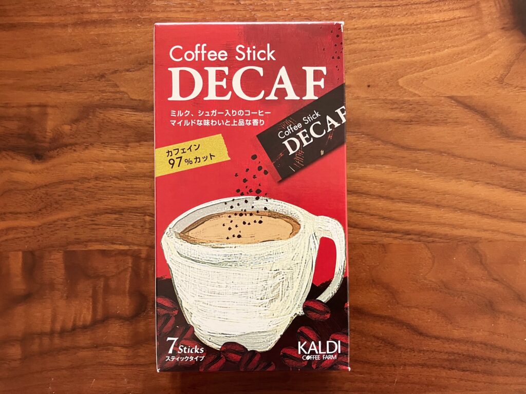 カルディオリジナル「コーヒースティックデカフェ」