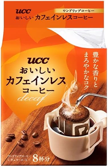 UCC おいしいカフェインレスコーヒー ドリップコーヒー